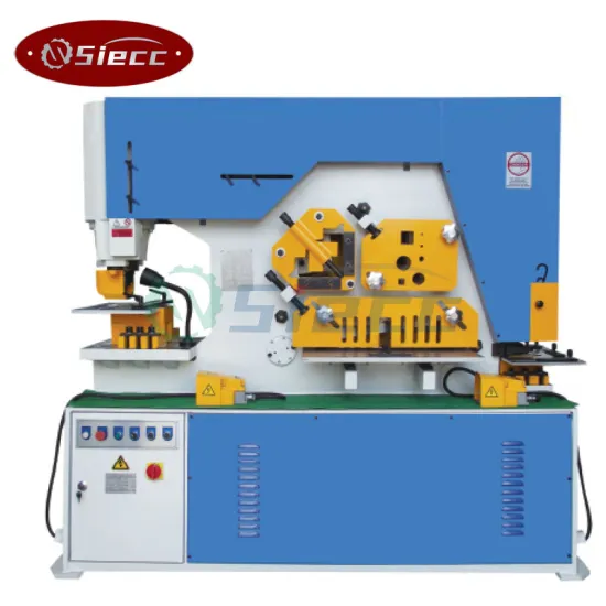 SIECCTECH Metal Plate Processing Machine: I-Beam Steel Shearing and Punching