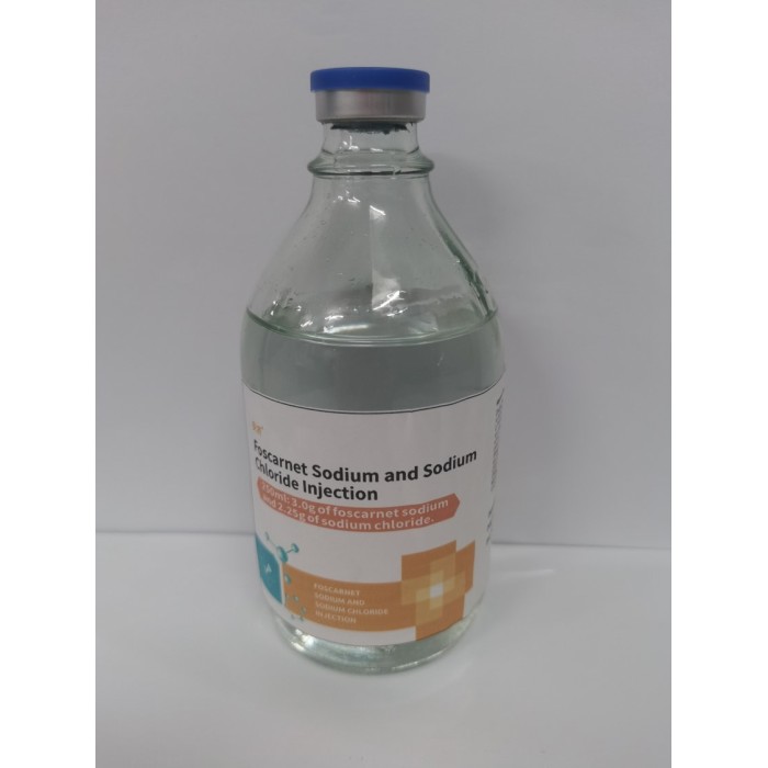 Suntikan natrium foscarnet dan natrium klorida