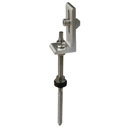 L Foot Holder Solar Hanger Bolt for Corrugated Metal Roofs