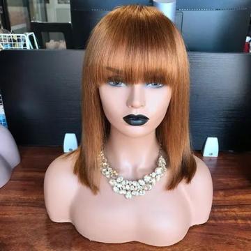 Short Highlight Bob Human Hair Wig