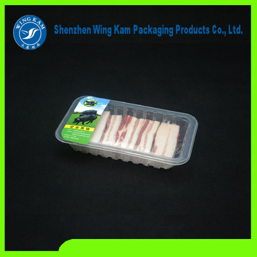 Meat Container Plastic Food Grade Tray Container