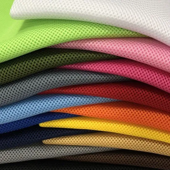 Wholesale 100% Polyester 3D Air Elastic Knitted Mesh Fabric for Backpack