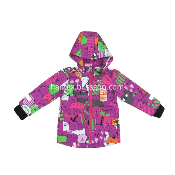 B2761 girl softshell jacket