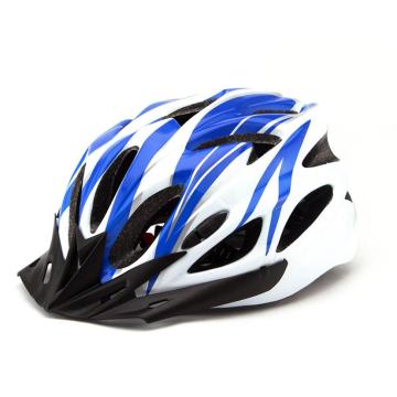 Custom Blue And White Cycling Helmet