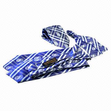 Cravat Set, Made of Poly Jacquard, Customized Logos are Accepted