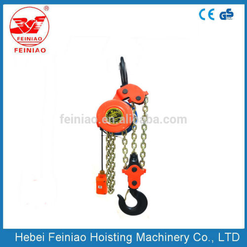 DHP electric construction chain hoist overhead crane motor