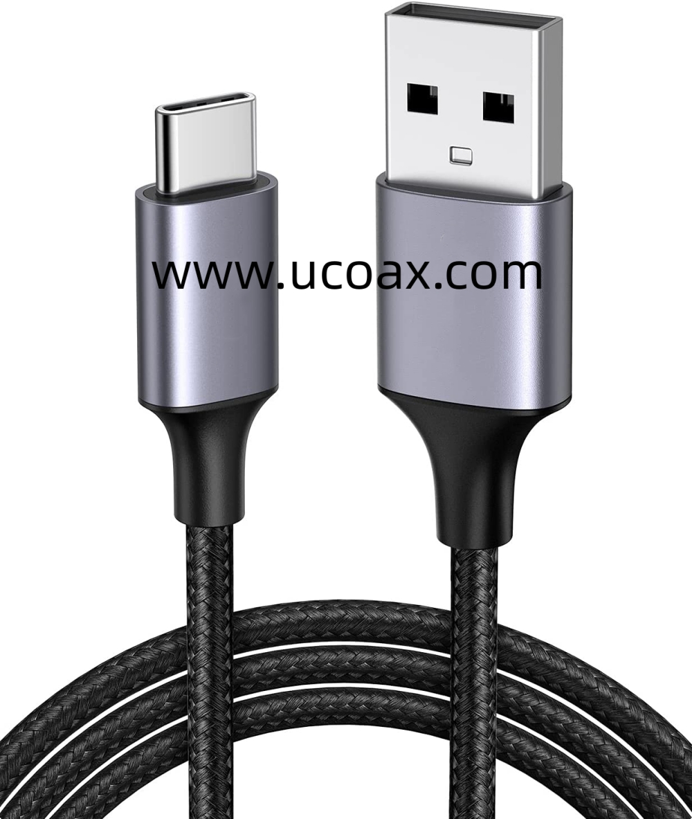 Type C Fast Charger Nylon Braided Cord