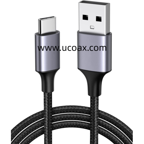 Type C Fast Charger Nylon Braided Cord