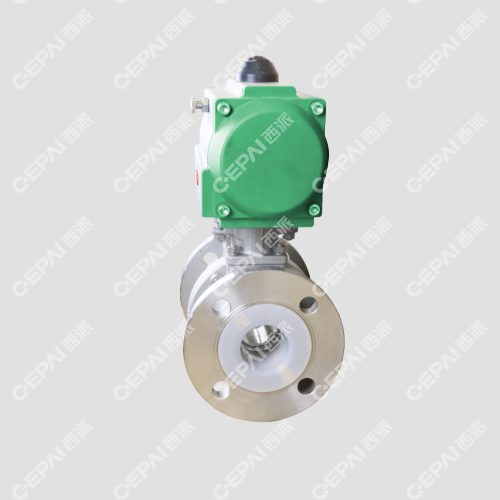 Good Quality Pneumatic Fluorine Lined Ball Valve
