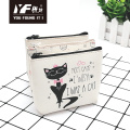 Custom cute cartoon cat PU pencil case