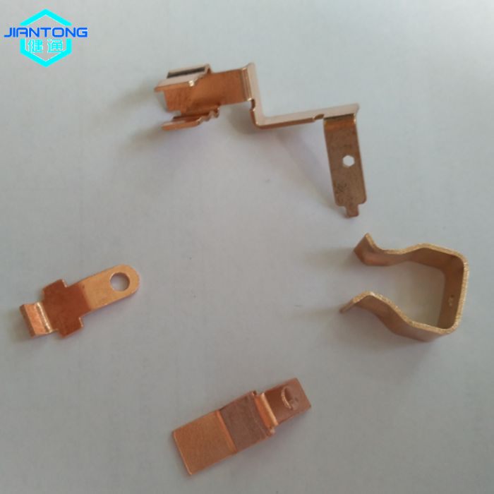 customized electrical stamping parts copper spring clip