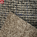 80%lana 20%Poly a doppia faccia in tessuto in tweed plaid tessuto