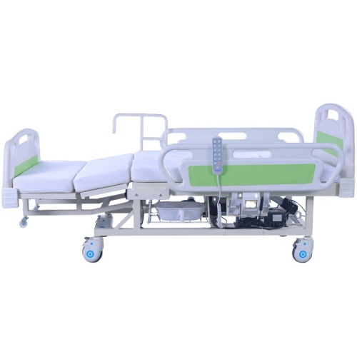 Electric Nursing Home Care Bed With Commode