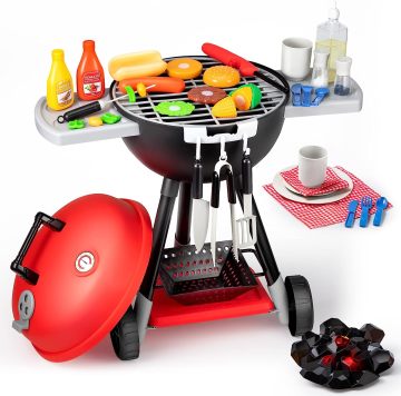 Elarve Kids BBQ Grill Toy Set: Pengalaman memasak interaktif untuk koki kecil