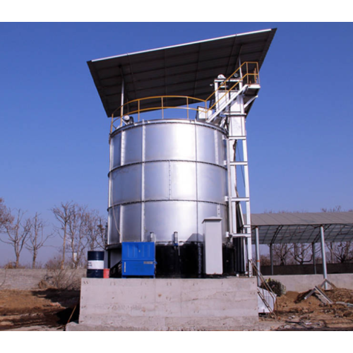 Tanque de digestão de lodo de aço inoxidável