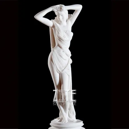 Beautiful Classic marble nude naked woman beauty nude lady statues