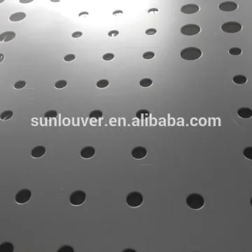 Perforated aluminum decorative strip false ceiling