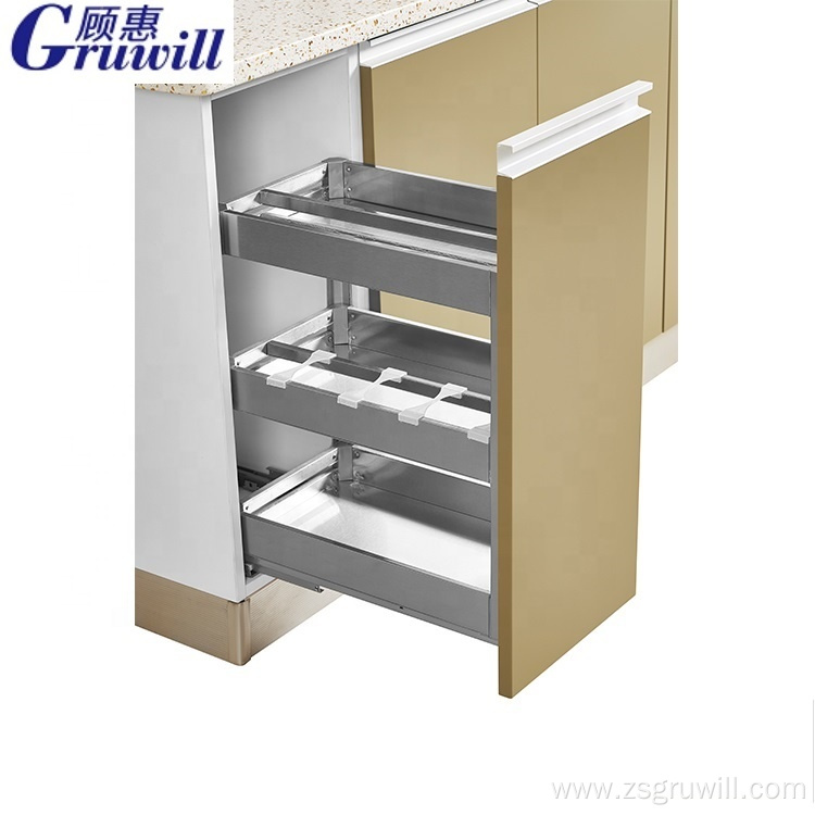 Multi-Function kitchen drawer stainless steel baskets