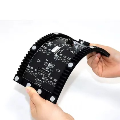 Indoor LED 3D Flexible OLED Screen Display for Advertising