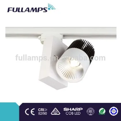 Fullamps European standard dimmable Sharp COB LED track lighting