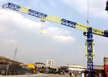 Safe fixed QTZ80-6012-6T tower crane