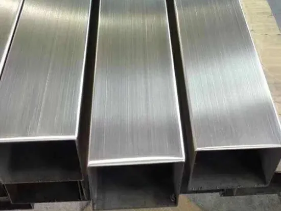 Stainless steel brushed tube