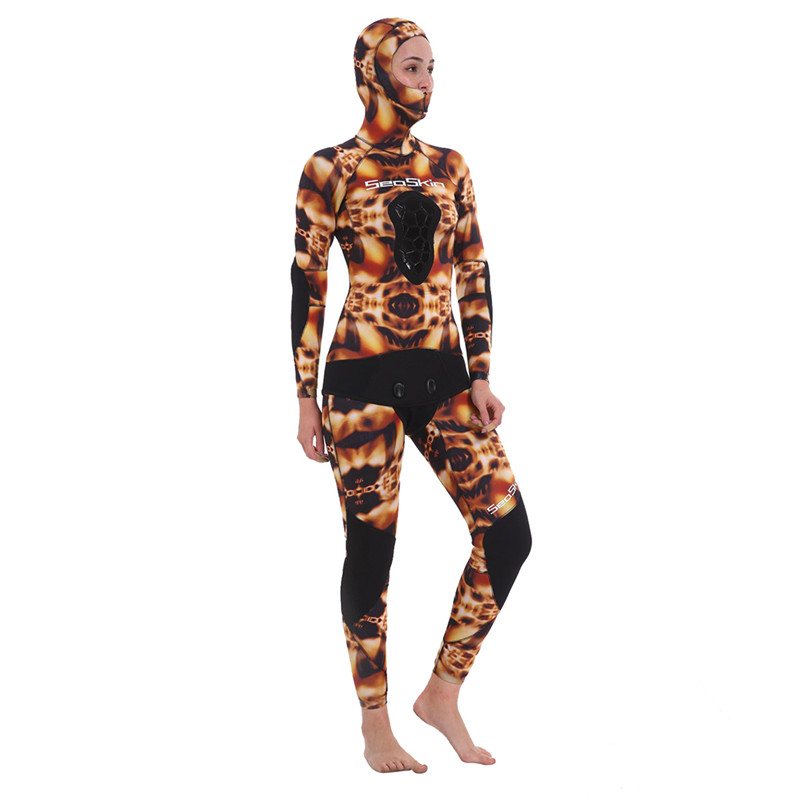 Γυναίκες θάλασσας Νεοπρένιο μαλακό spearflish 2 τεμάχια wetsuits
