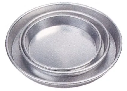 Deep pizza pan, aluminium-anode