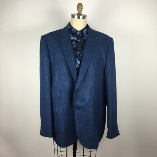 Dark blue Single Breasted Bespoke Business Suit