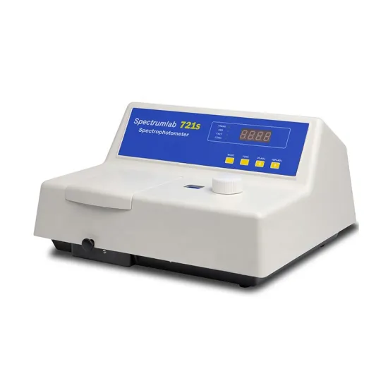 High Quality 721S Spectrophotometer with Wavelength Range 360-1000nm VIS Spectrophotometer