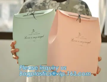 Wine Bottle Carrier Bag Multi-color Gift Paper Bags for Wine Bottle, craft paper bag gift bags custom paper bag