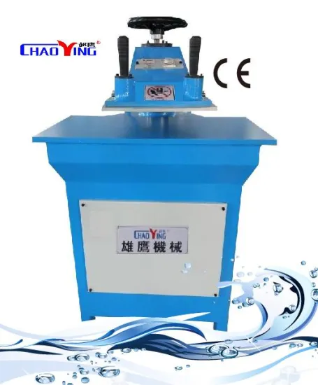 Hot sale small swing arm hydraulic leather cutting machine
