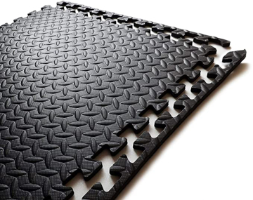 ZY Fitness Puzzle Exercice Mat - Taux en mousse EVA premium pour la protection de l'équipement de gymnase