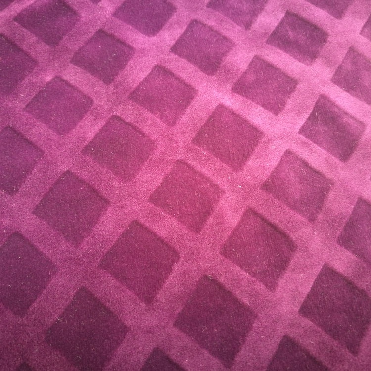 Polyester Spandex Motii Clipped Velvet Jacquard Fabric