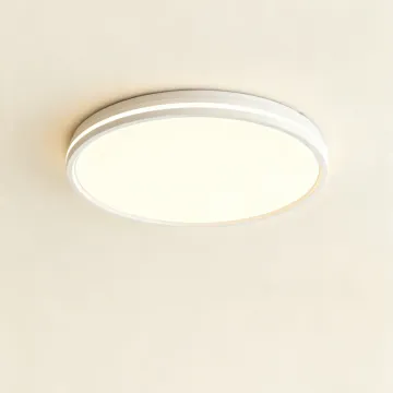 Gentle-beam ceiling illumination