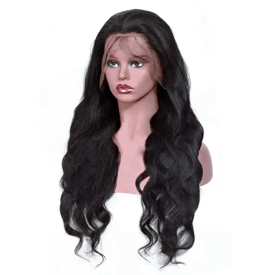 Wholesale 13X4 13X6 Body Wave Transparent Frontal Swiss Lace Front Wig Vendor Mink Cambodian Cuticle Aligned Human Hair Lace Wig