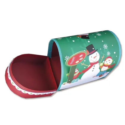 Christmas Holiday Gift Boxes Mailboxes Shape