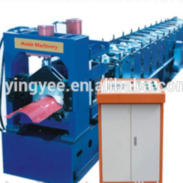 Low consumption zinc coated metal roof ridge cap roll forming machine