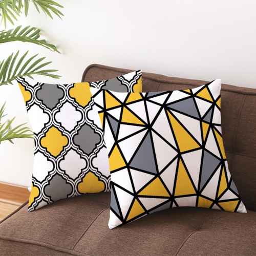 Cotton Velvet Cushion Covers High quality stylish simple gilding Christmas pillowcase Manufactory