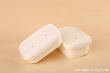 Rectangle recycle square paper bowl