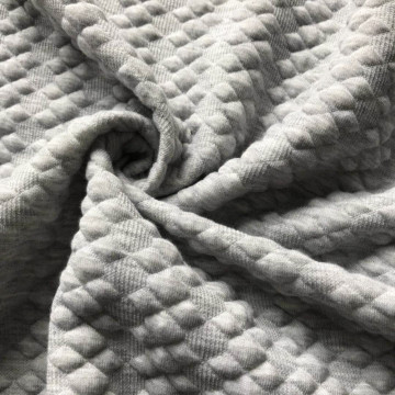 3D effect Polyester Jacquard knitted fabric
