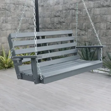 Modern Outdoor PE Plastic Swing Chair for Garden Patio - HDPE