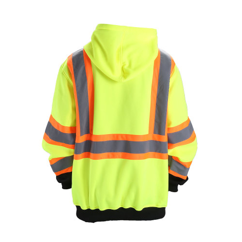 Safety Green Sweater Yellow Hi Vis Safety High Reflective Jacket Supplier