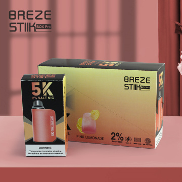 New Breze Stiik BOX Pro 5000 Puffs ECigarette