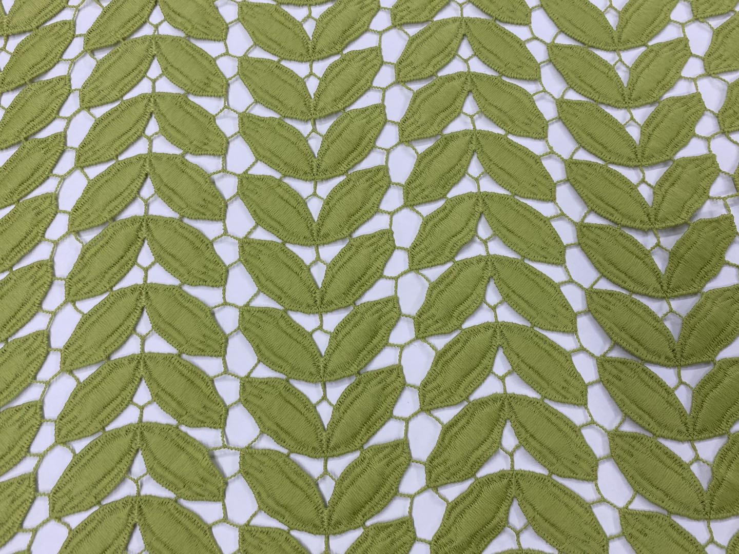 Milky Yarn Guipure Embroidery Fabric