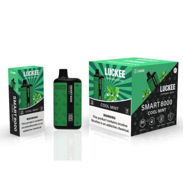 Premium Luckee Smart 8000 Puffs Preço de vape descartável