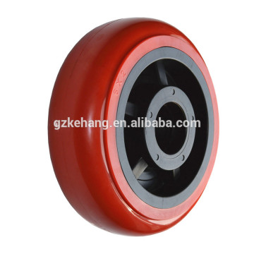 Red Heavy Duty Industrial castor wheel for trolley