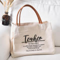 Teacher Definition Printed Teaching Tote Work Bag