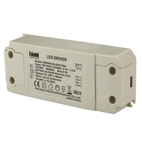 20W 500mA Flicker Free Dimmable Led Driver