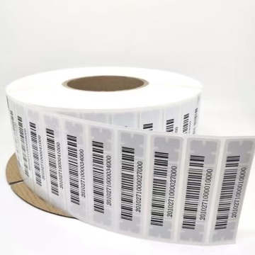 EPC Printing and Encoding Clothing Store UHF RFID Garment Label Apparel Tag